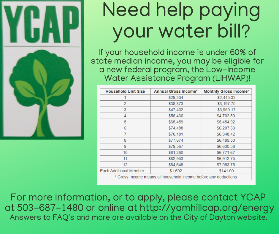 Help paying for water